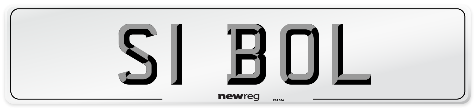 S1 BOL Number Plate from New Reg